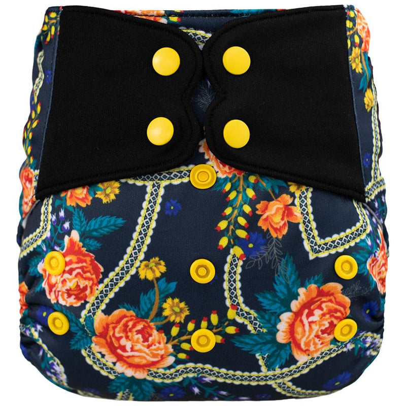 ELF ∣ Diaper Cover (or All-in-Two diaper) ∣ Roses Garden