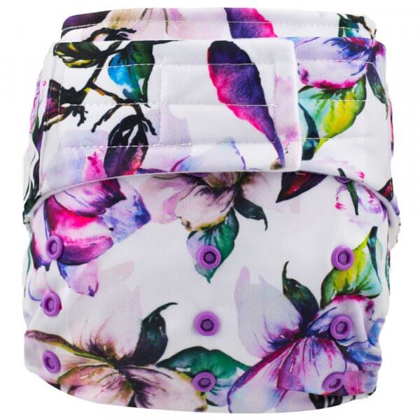 ELF ∣ Pocket Diaper ∣ One Size ∣ Purple Flower