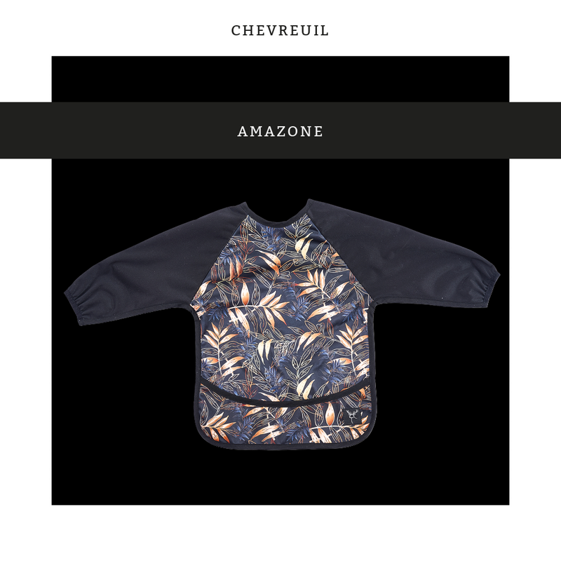 Bébé D Lux | Long sleeve bib | Amazone