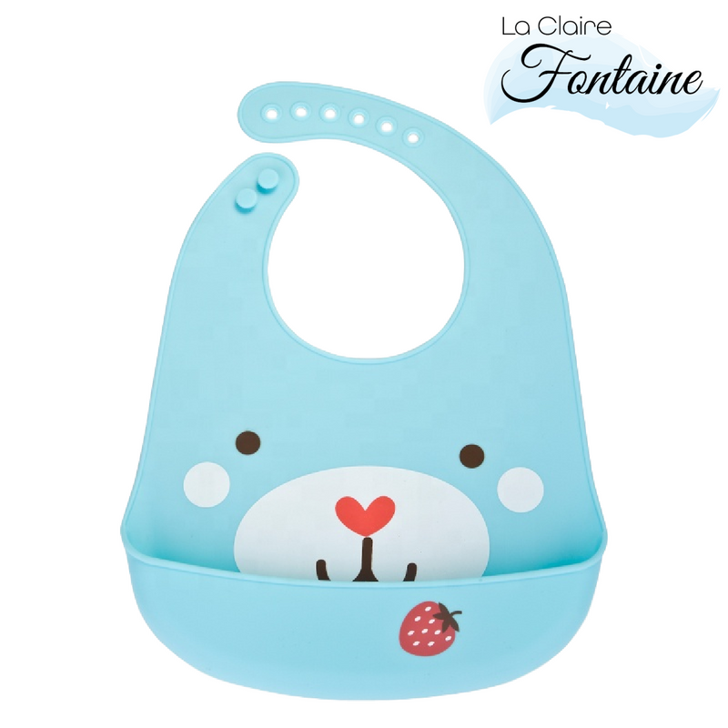 La Claire Fontaine ∣ Bavoir de silicone ∣ Teddy