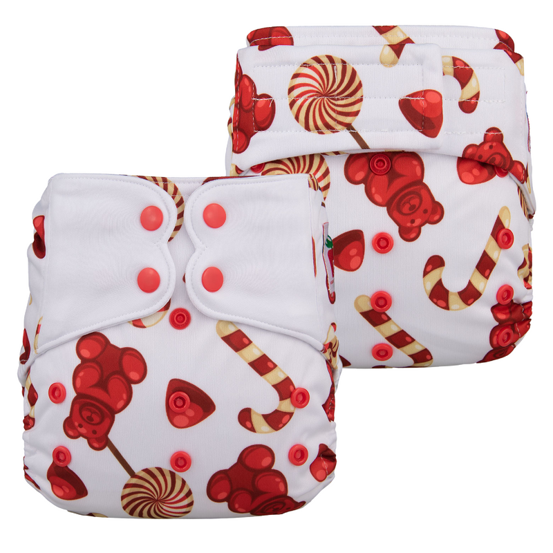 ELF ∣ Couche lavable à poche ∣ taille unique ∣ Holiday Sweets