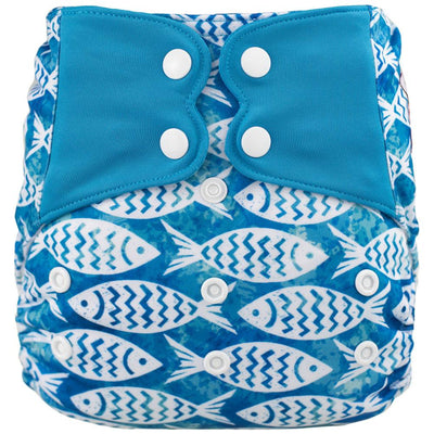 ELF ∣ Couche lavable à poche ∣ taille unique ∣ Fish Bowl