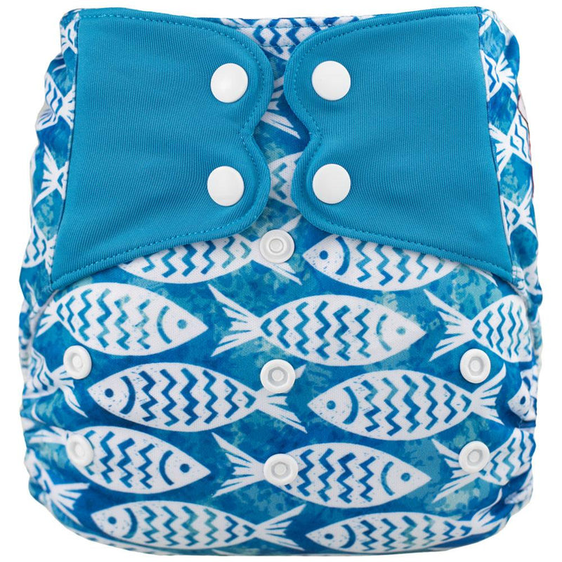 ELF ∣ Couche lavable à poche ∣ taille unique ∣ Fish Bowl